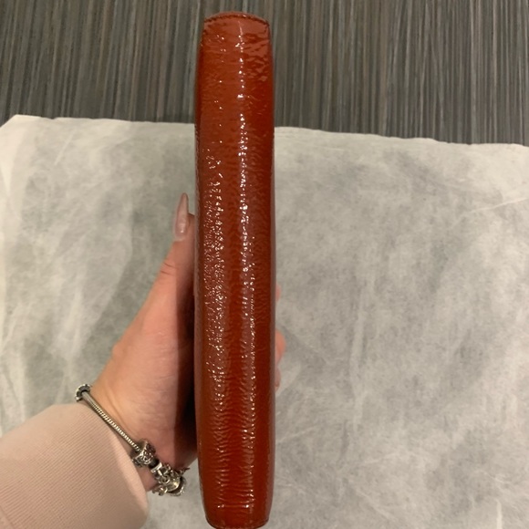 YSL brown/ orange long wallet - Picture 2 of 9